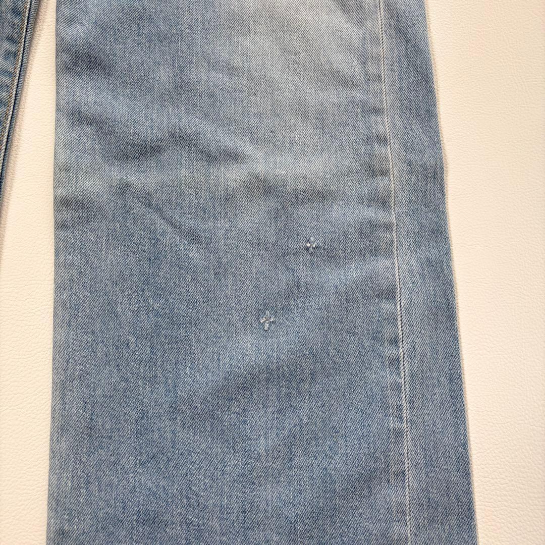 フレームワーク2024 デニムストレートパンツ36ライトブルー レディースワイド