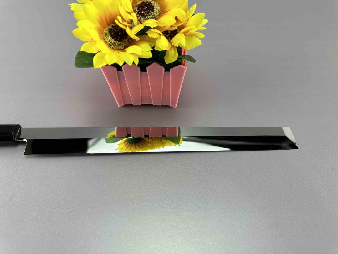 5641期間限定 ウルトラ鏡面仕上げ 蛸引き包丁 タコ引き 尺 黄檀八角柄