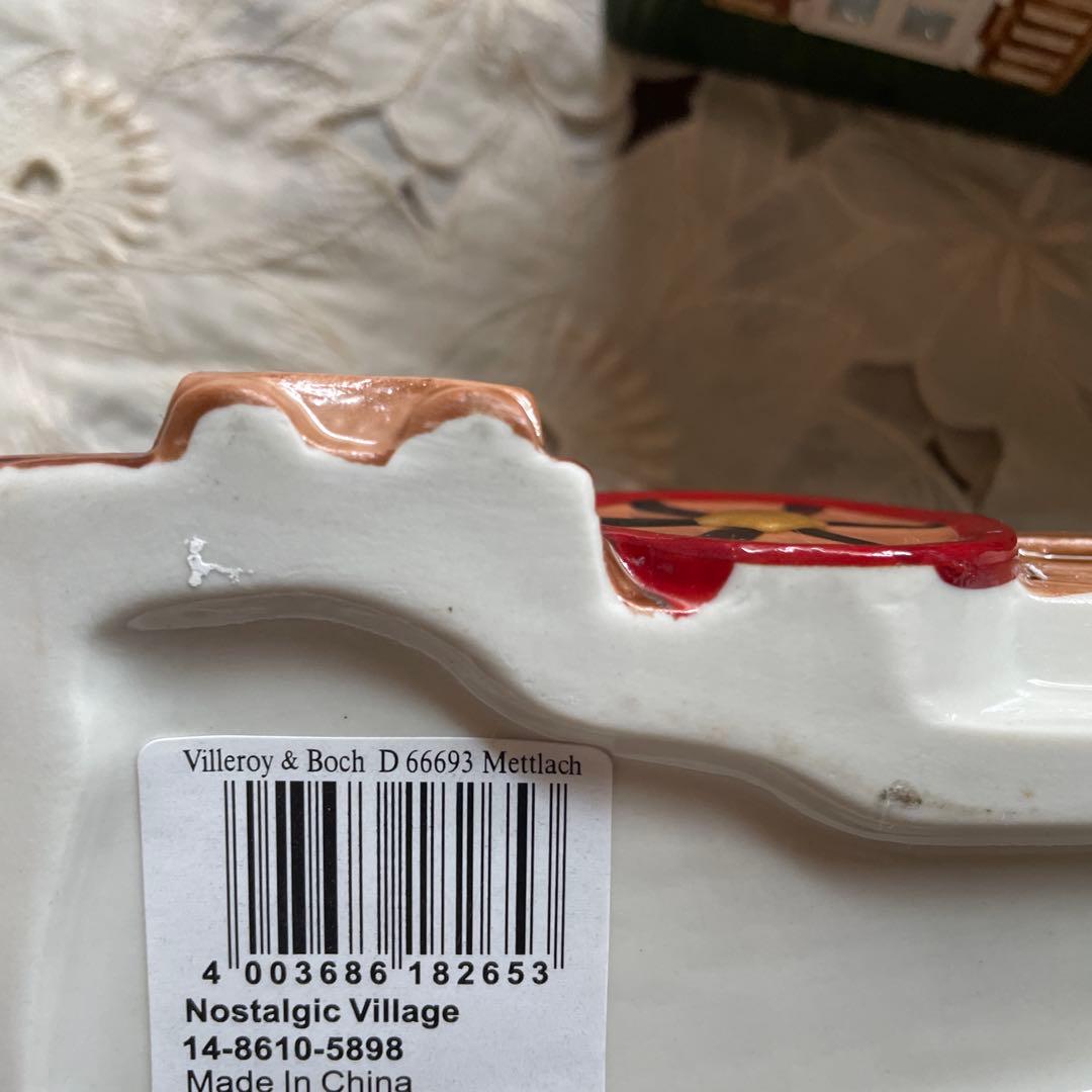 レア　villeroy＆boch ビレロイボッホ　キャンドルハウス　トレイン