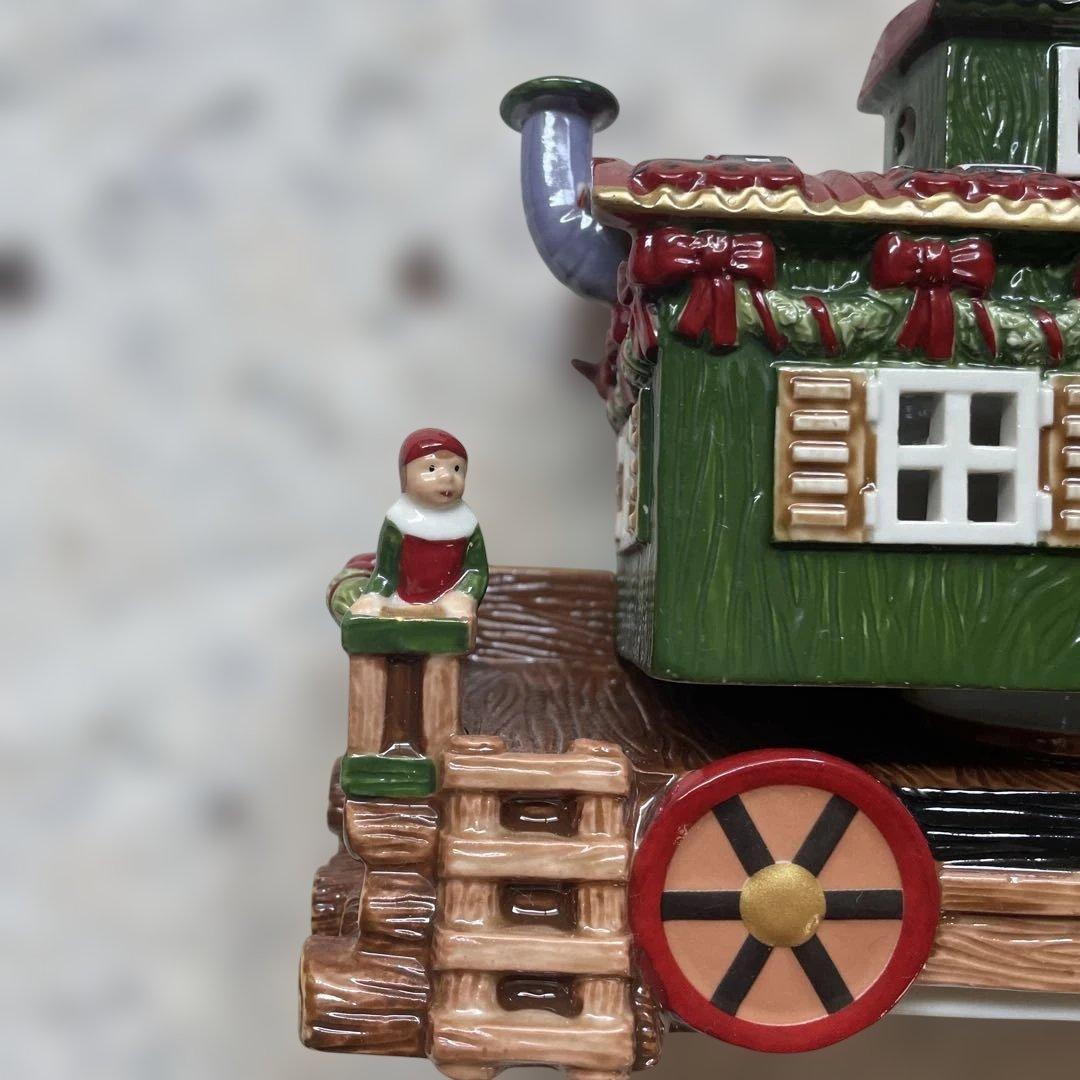 レア　villeroy＆boch ビレロイボッホ　キャンドルハウス　トレイン