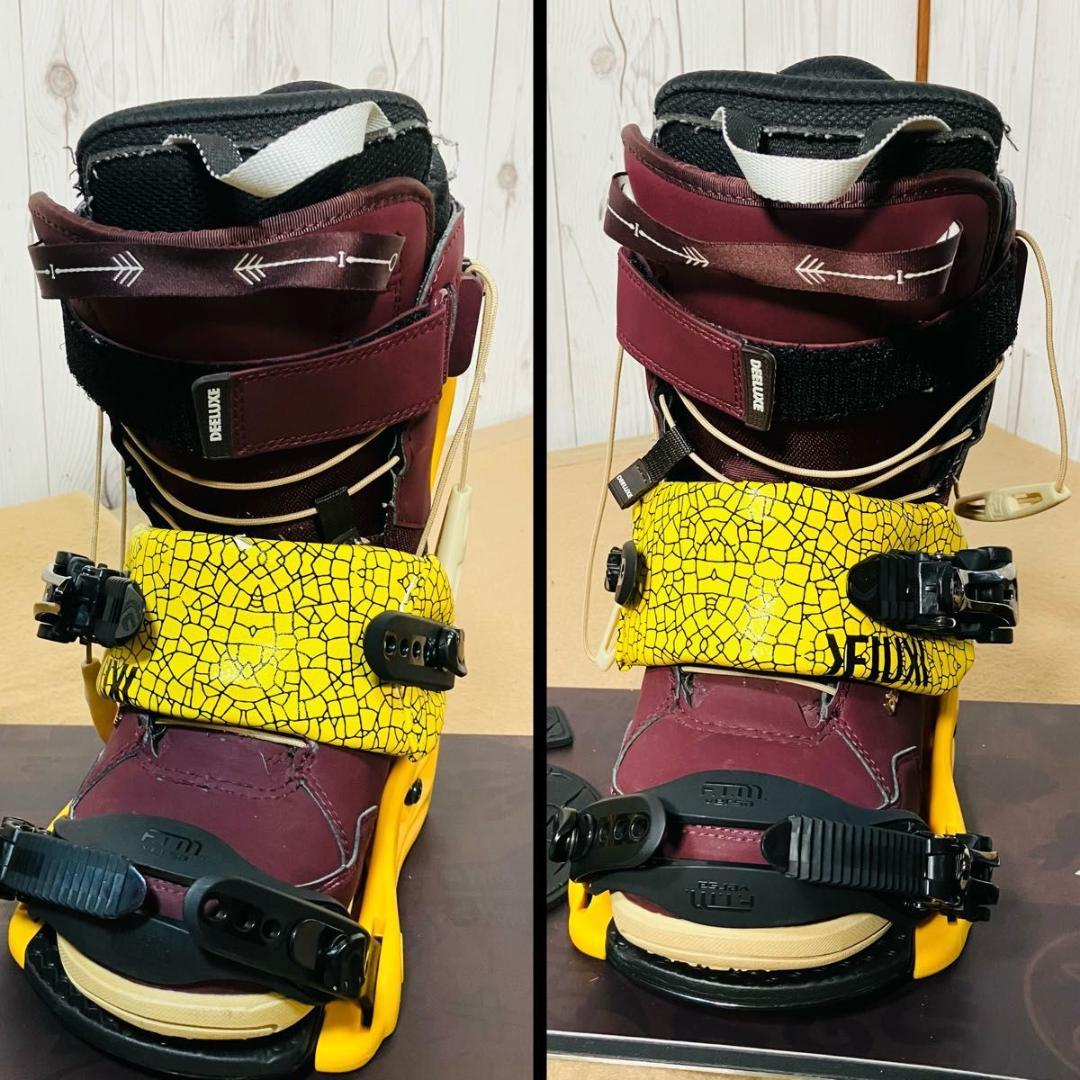 DEATH LABEL FLUX BURTON 137cm スノーボード 3点