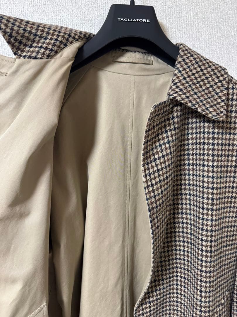 23AW インバーティア INVERTERE リバーシブル　ステンカラーコート