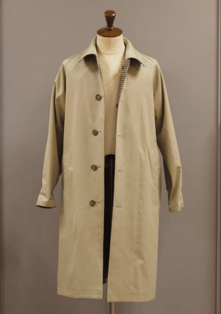 23AW インバーティア INVERTERE リバーシブル　ステンカラーコート