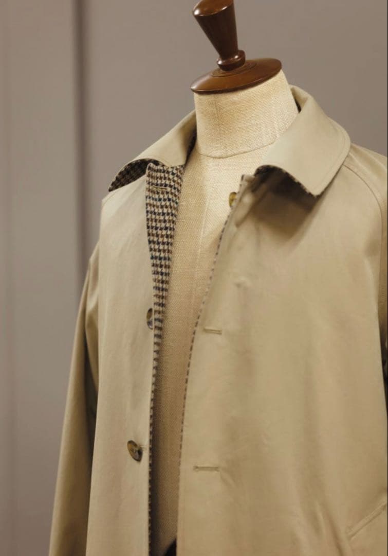 23AW インバーティア INVERTERE リバーシブル　ステンカラーコート