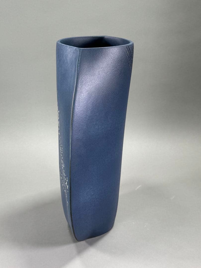 池坊　いけばな　古流　龍生派　小林正明　陶花器　華道具　花瓶　高さ41cm