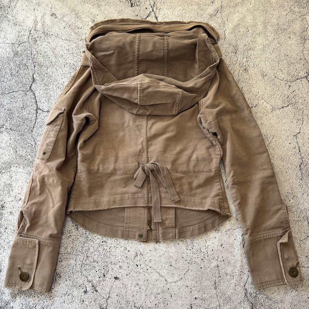 y2k 00s グランジ　フーディ　ミリタリージャケット　faithtokyo