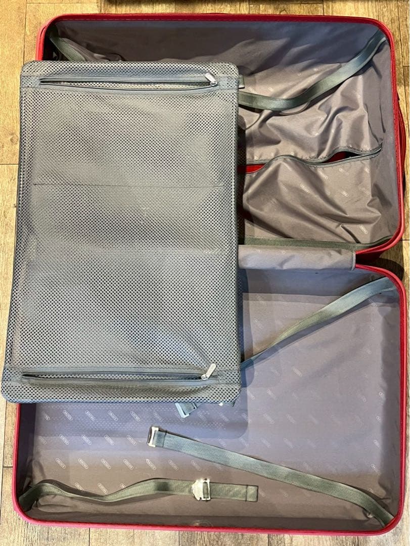 【極美品】リモワ　RIMOWA リモワ サルサ 2輪　レッド　63リットル