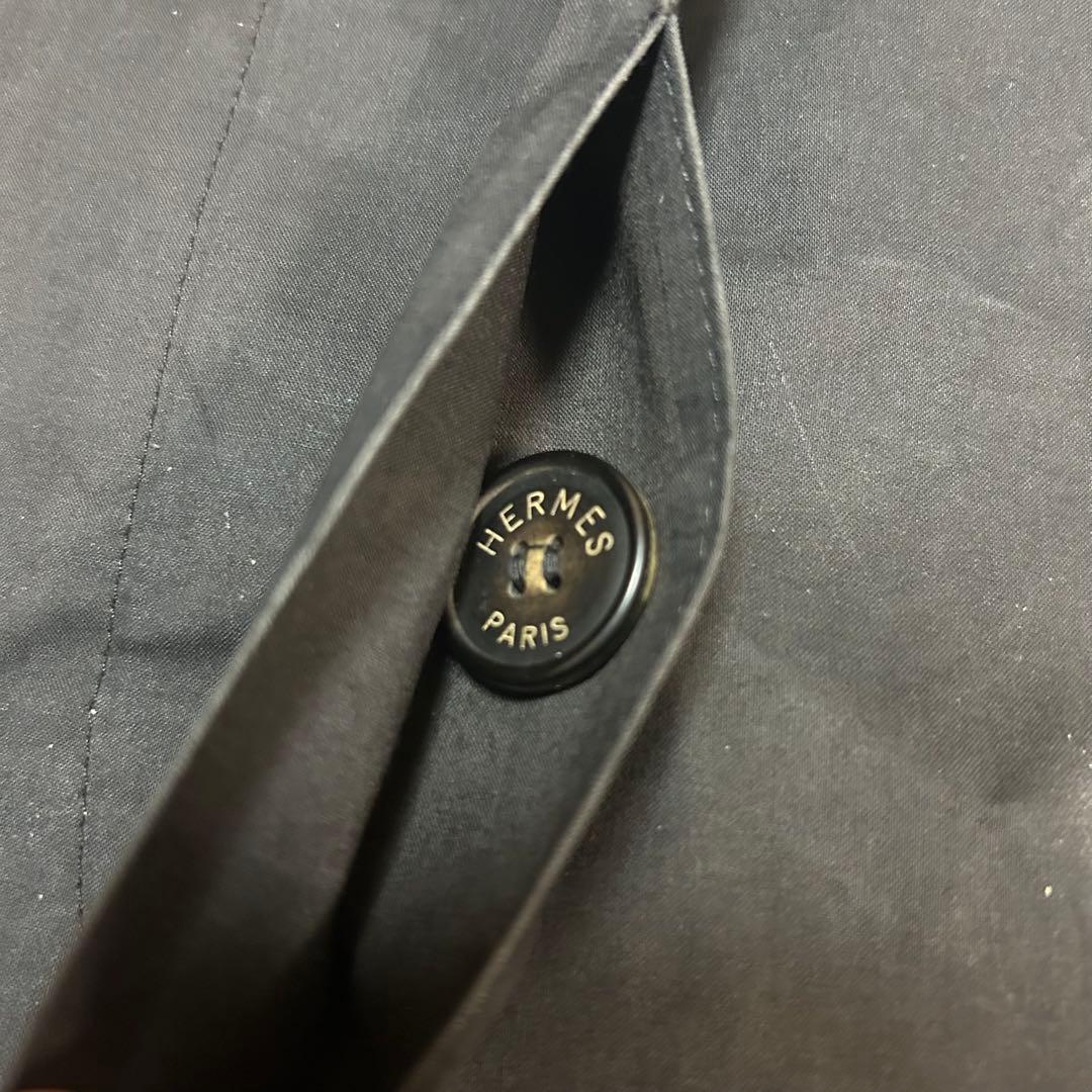 ジャケット・アウター 99aw archive Hermes black rubber coat