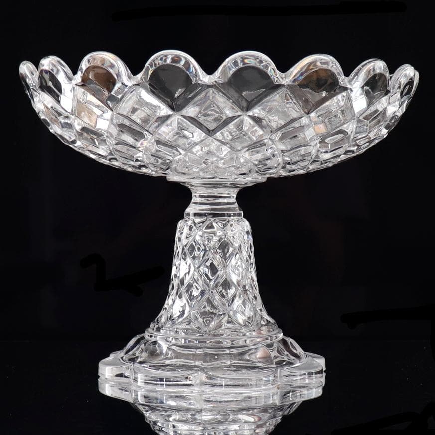 オールド・バカラ ディアマン・カレ 大型 22.7cm 1.5kg コンポート