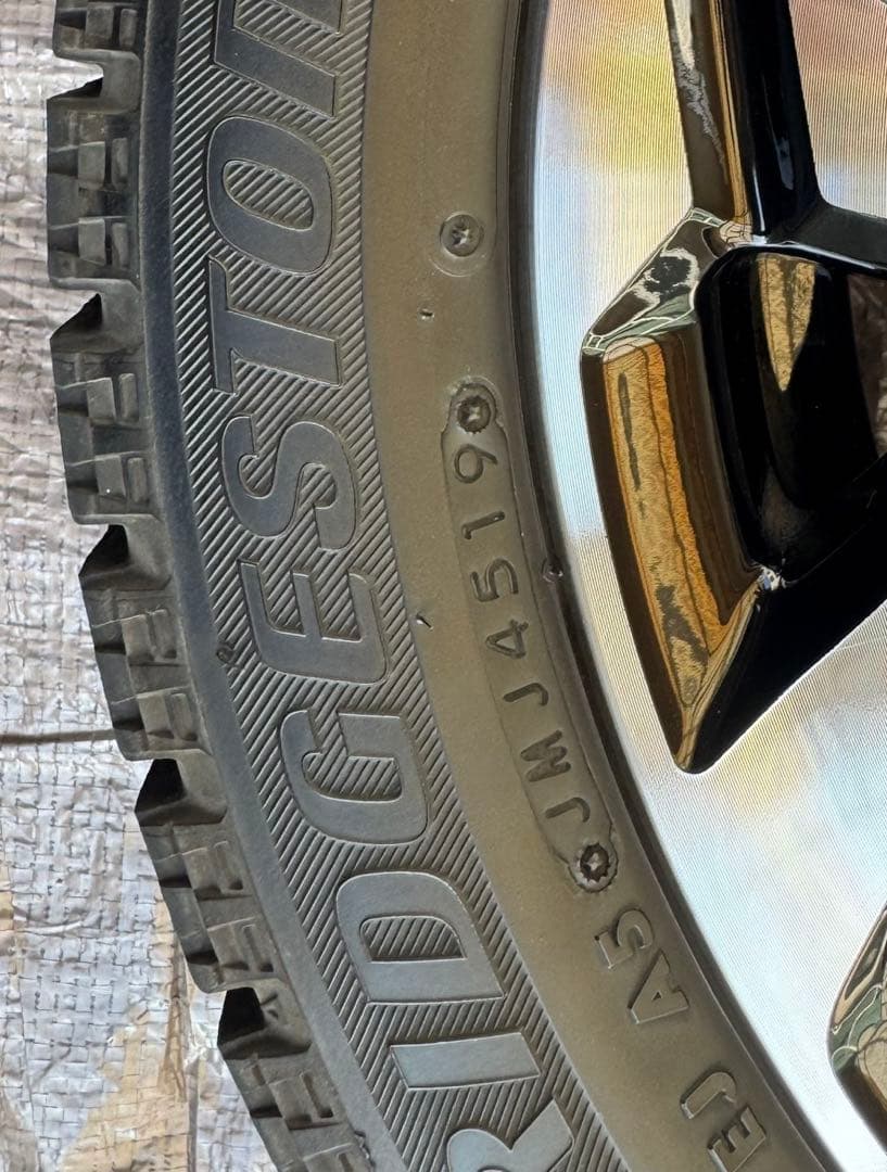 送料込み　ホンダ純正　NBOX カスタムJF3 15インチ ホイール2本 ①