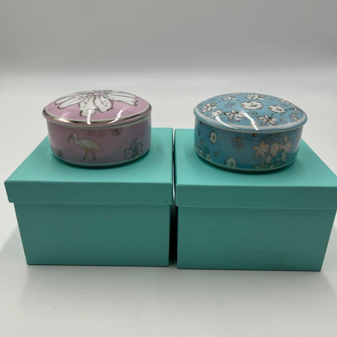 未使用　ティファニー 小物入れ 2個　ボンボニエール TIFFANY&Co.