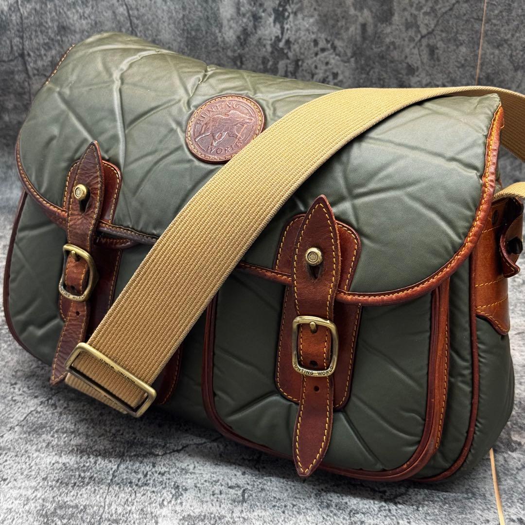 定番✨ハンティングワールド バチュークロス キャリーオール グリーン