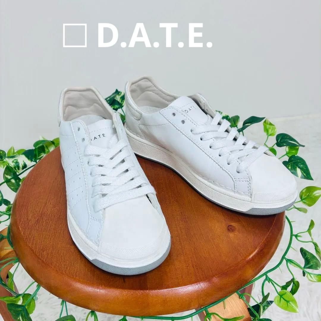 【別注】❣️デイトD.A.T.E.×DES PRÉS BASE レザースニーカー
