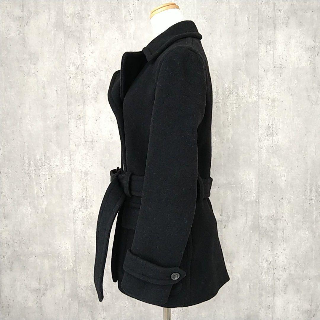 【りあ様】RALPH LAUREN ラルフローレン ウールトレンチコート 黒