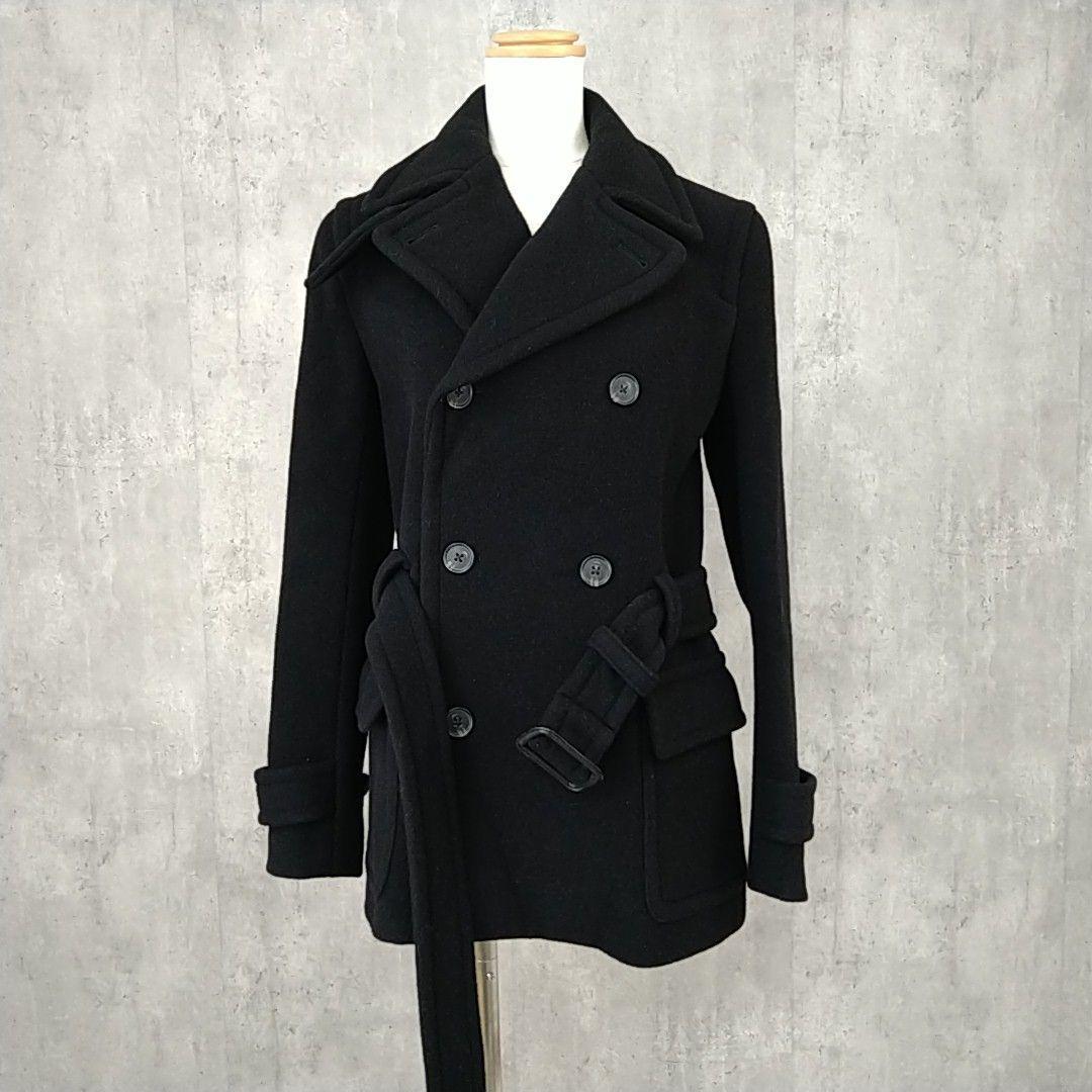 【りあ様】RALPH LAUREN ラルフローレン ウールトレンチコート 黒