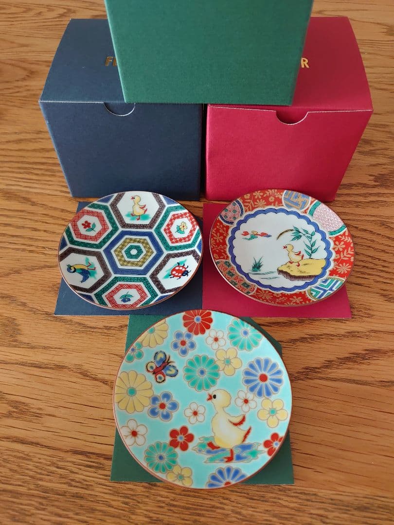 【新品未使用】FEILER ハイジ柄 九谷焼 3枚セット【完売品】