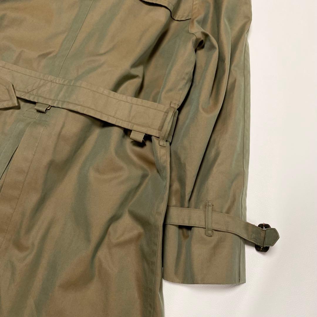 BURBERRY トレンチコート　玉虫色　ノバチェック　ロング　ベルト