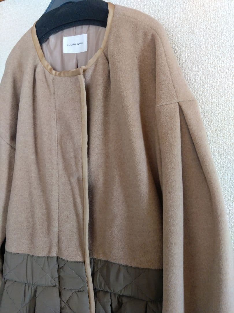 CAROLINA GLASER■配色キルティングコート