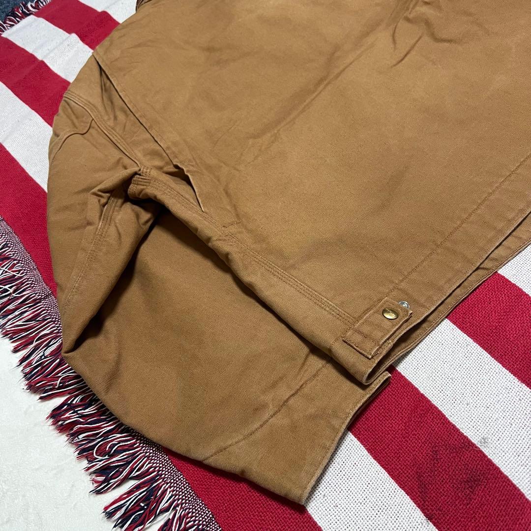 USA製 carhartt カーハート ダックデトロイトジャケット 企業系刺繍