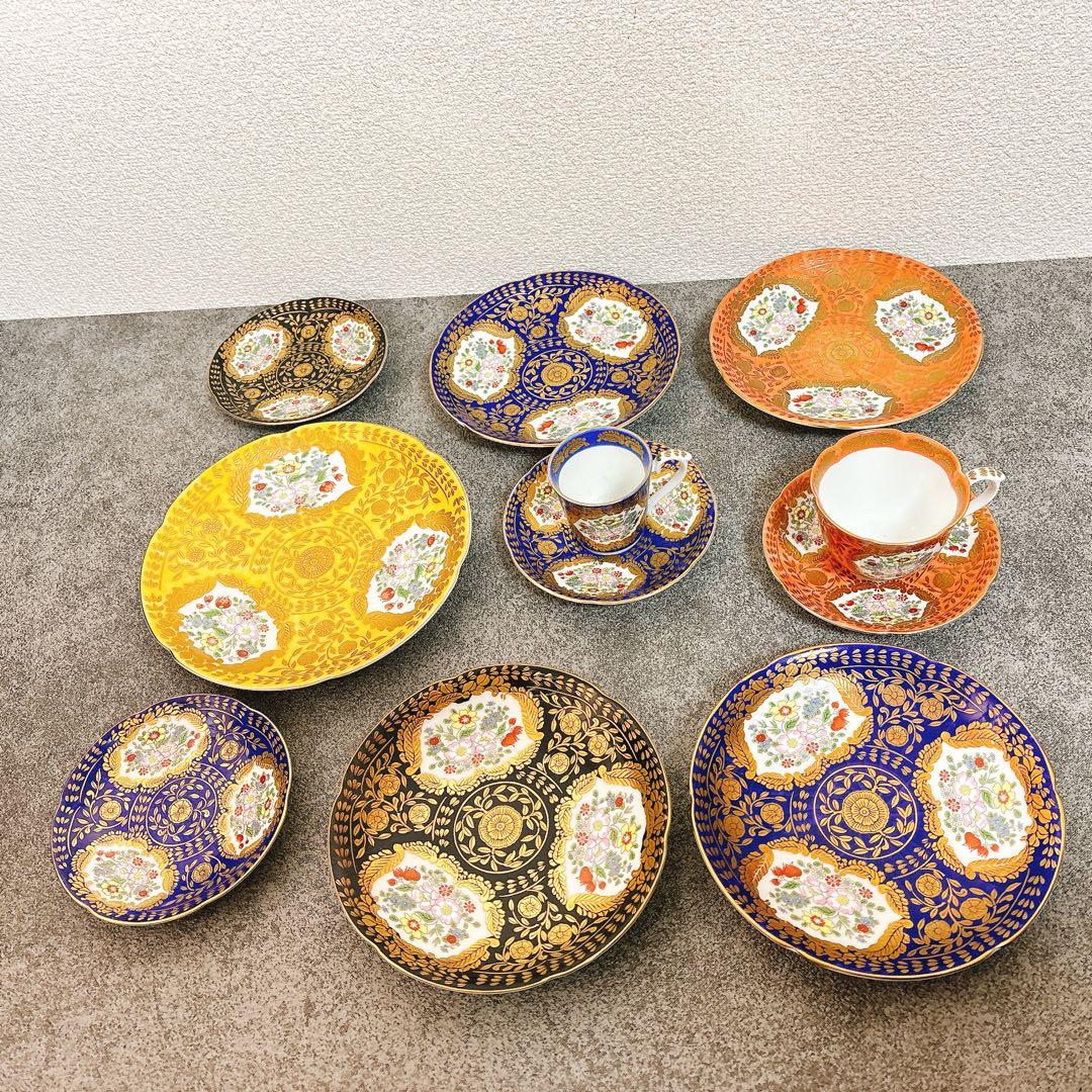 有田焼　幸楽窯　ベルサイユシリーズ小皿　4点セット