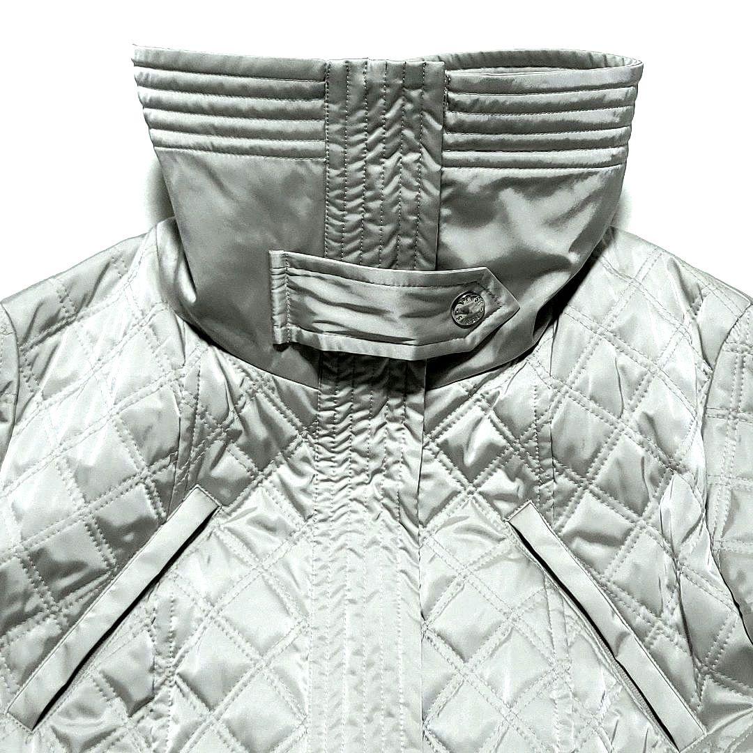 美品23区　ロングコート キルティング ベルト 2WAY 大きいサイズ Aライン