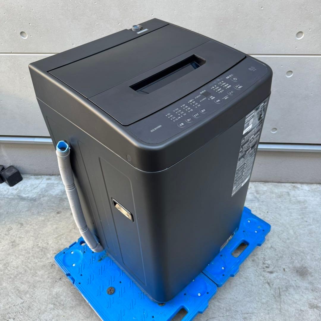 205⭐️2025年製★ほぼ新品★アイリスオーヤマ　洗濯機　6KG ブラック　黒