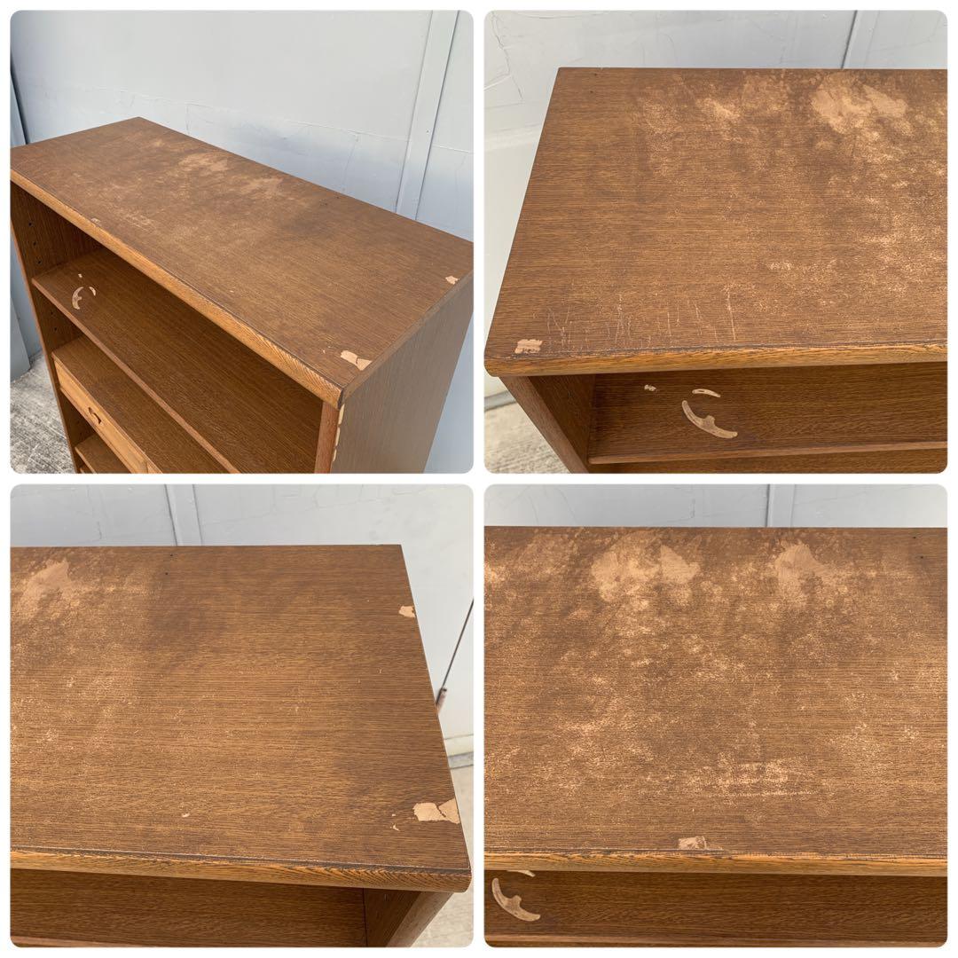 【送料込】浜本工芸 木製シェルフ 引き出し付き 本棚 日本製