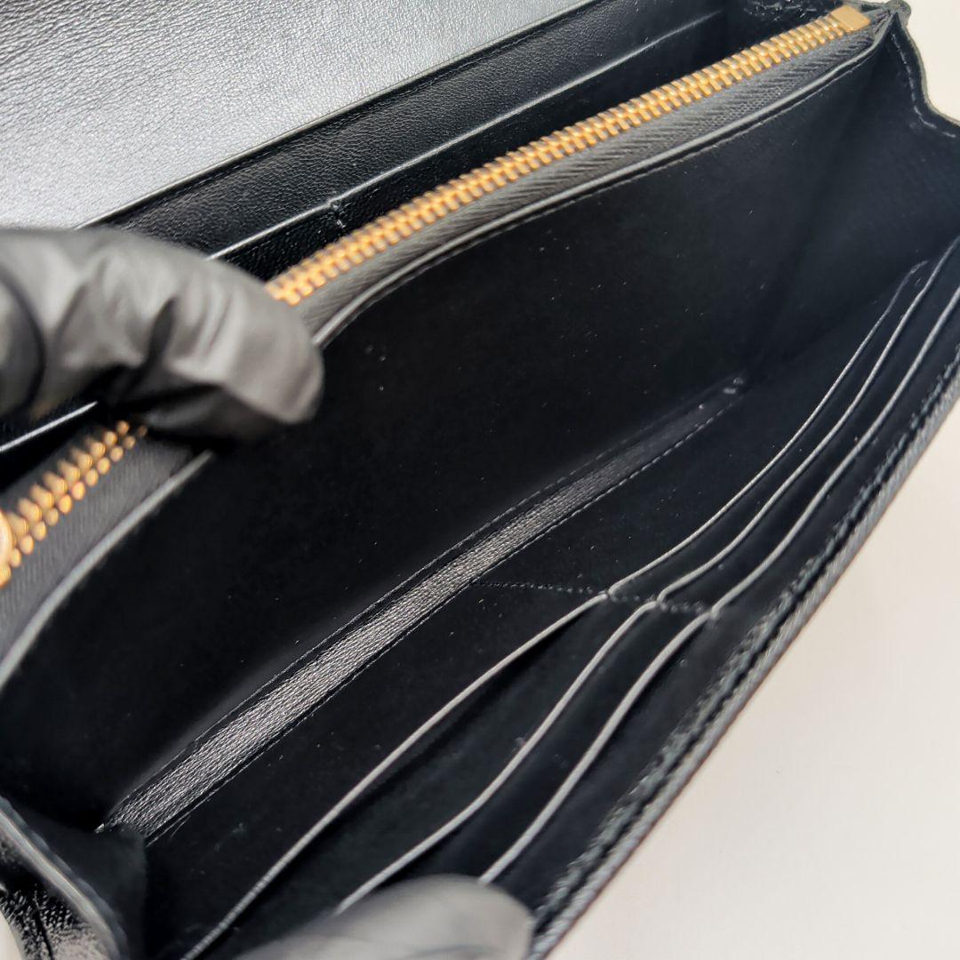 BVLGARI ビーゼロワン ブルガリマン 長財布 ロゴクリップ 現行モデル 黒