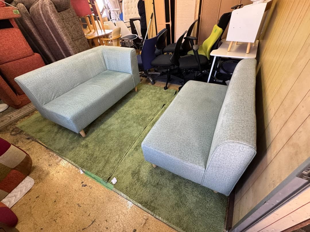 (4253W2)*ソファー セット　2人掛け　2個