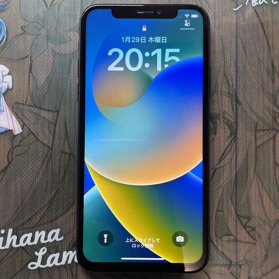 I*7様 完動美品 iPhone X 256GB simフリー バッテリー容量9