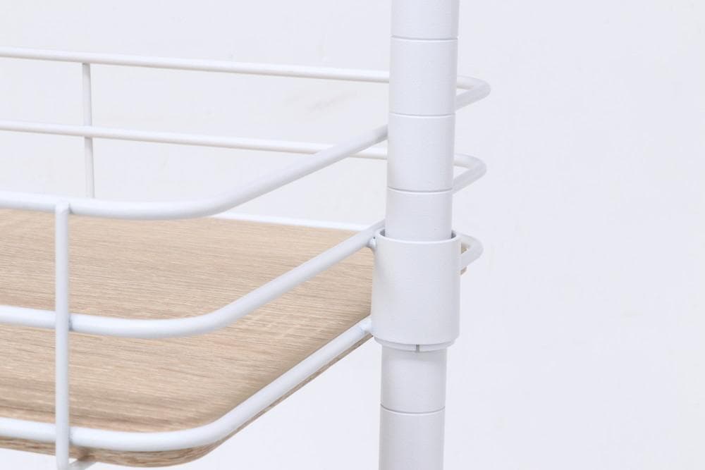 ハンガーラック　ＷＨ 　ホワイト　幅６０ｃｍハンガー15本分を楽々