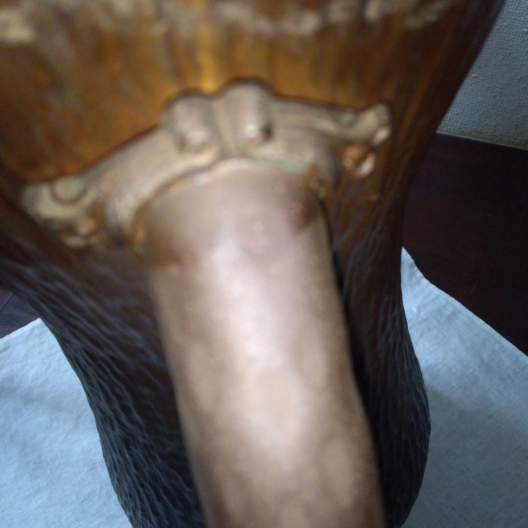 ✨本日限定値下げ✨イタリア製銅インテリア雑貨傘立て両耳持ち手あり 刻印あり