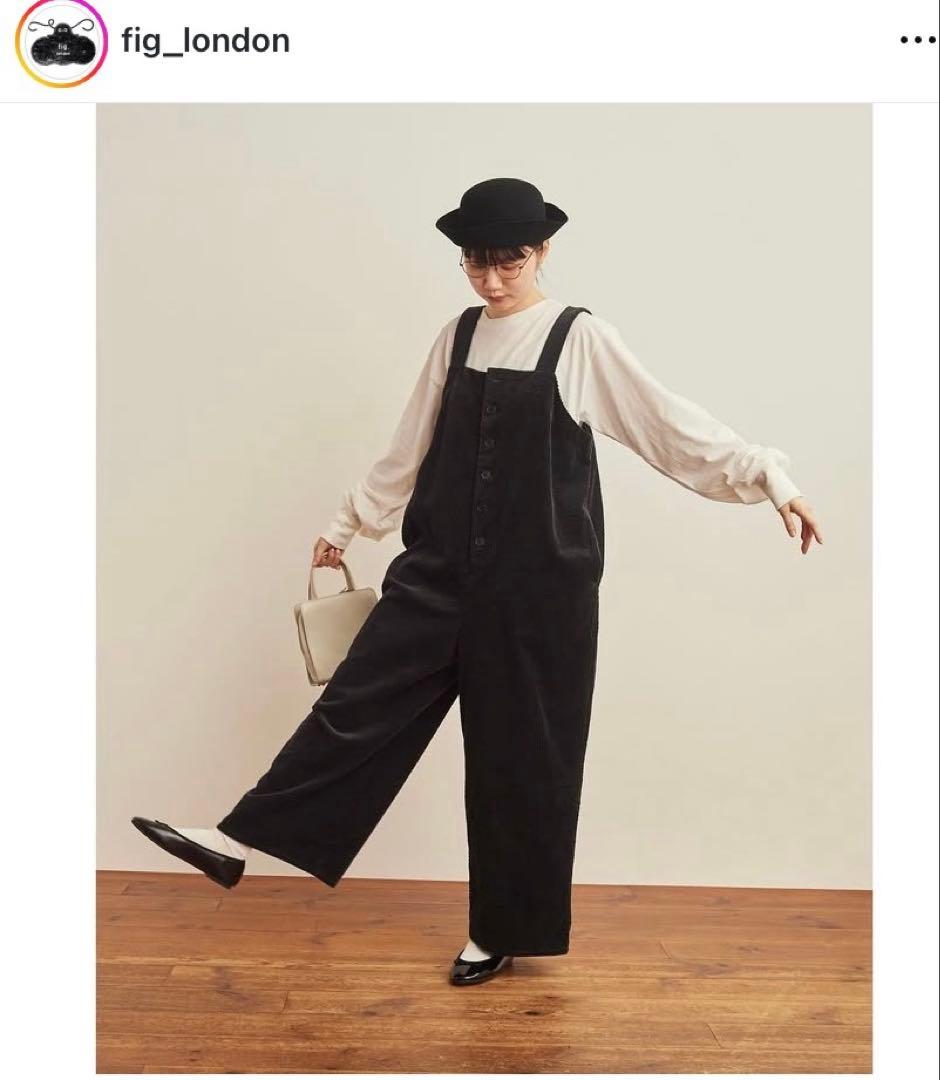 フィグロンドン コーデュロイサロペット