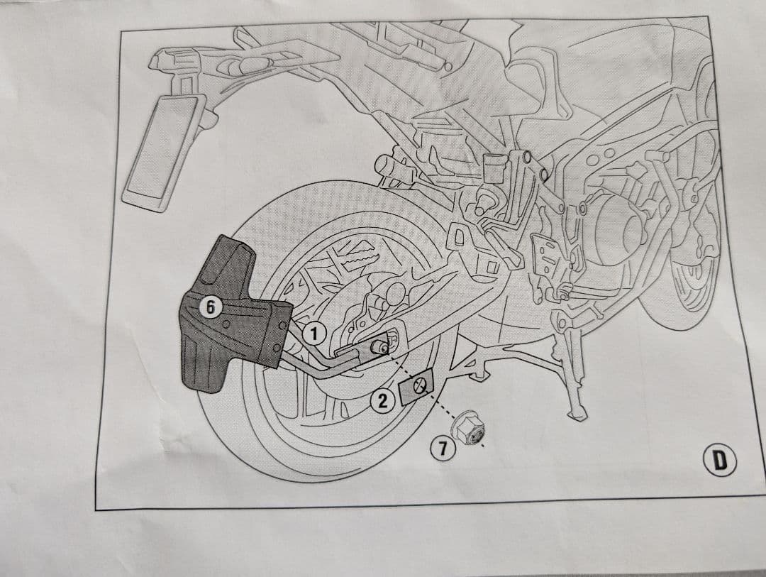 GIVIスプラッシュガード Tracer9GT用 RM2159+RM02 セット