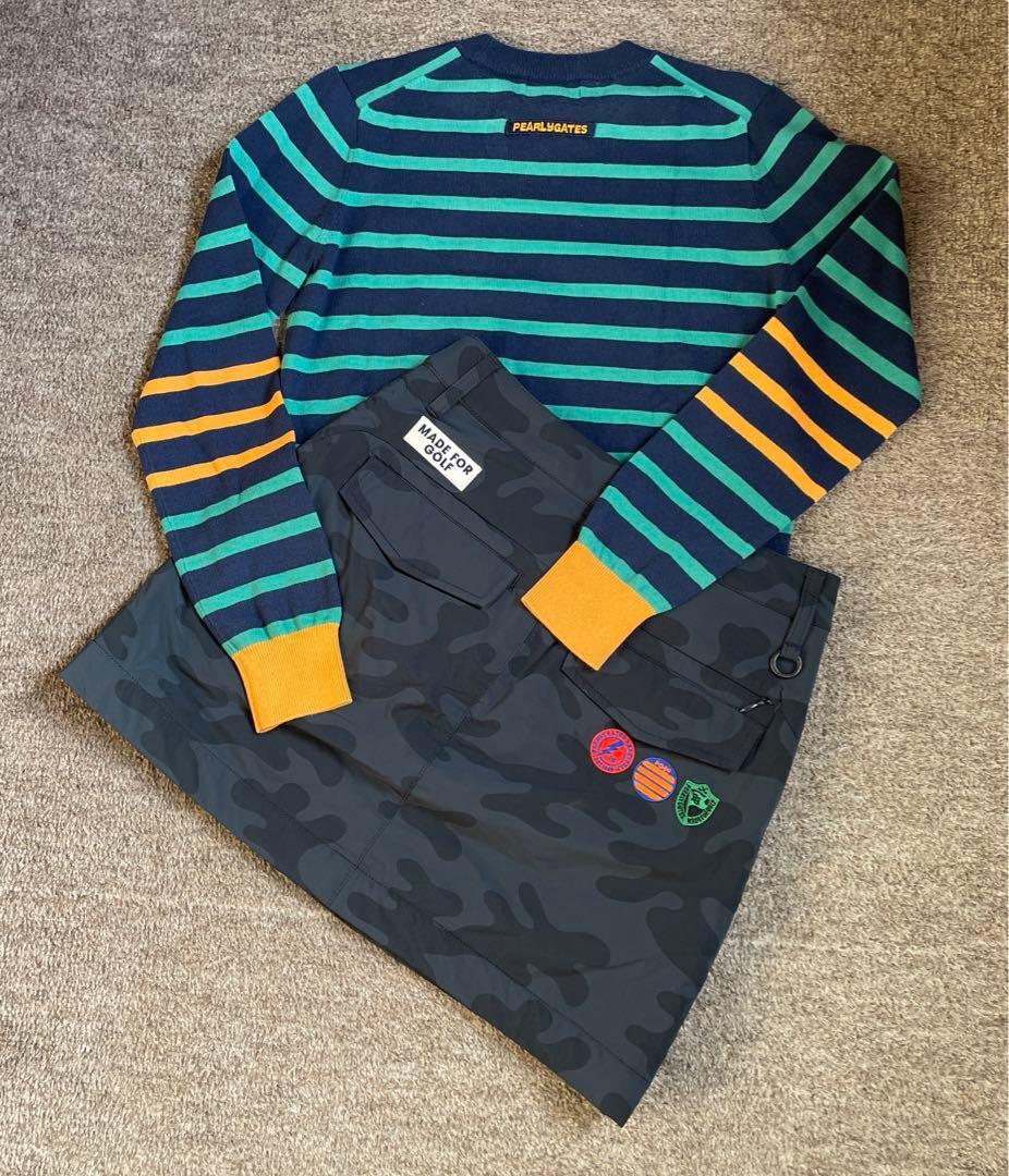 パーリーゲイツ　ゴルフ　ニット　セットアップ