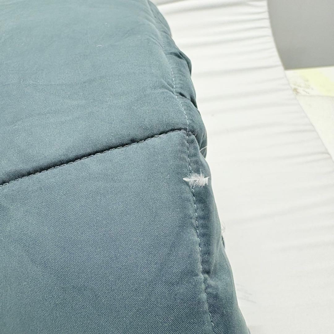 32+34 開封済み　羽毛布団　シングル掛け布団　100％羽毛　詰め物1.1kg