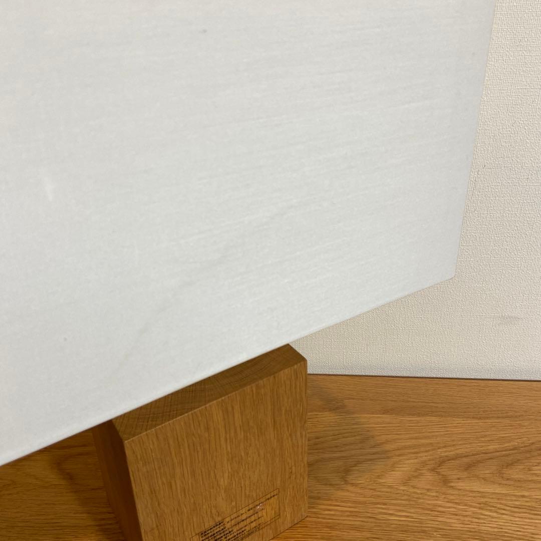 無印良品 MJ-SOSA スタンドライト用オーク材スタンド 四角シェード