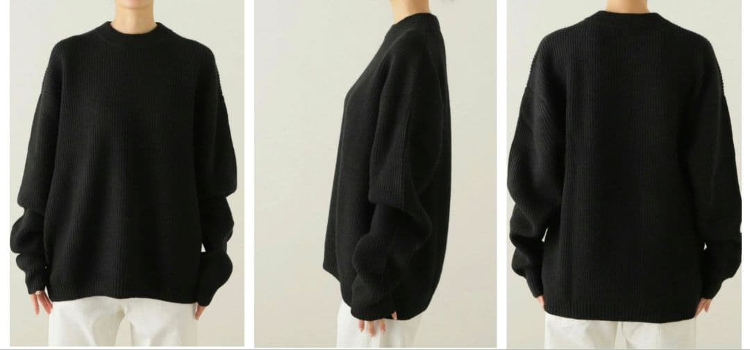 ⚠️札幌花子さまご確認用⚠️SEEALL ヤク オーバーサイズ クルーネック