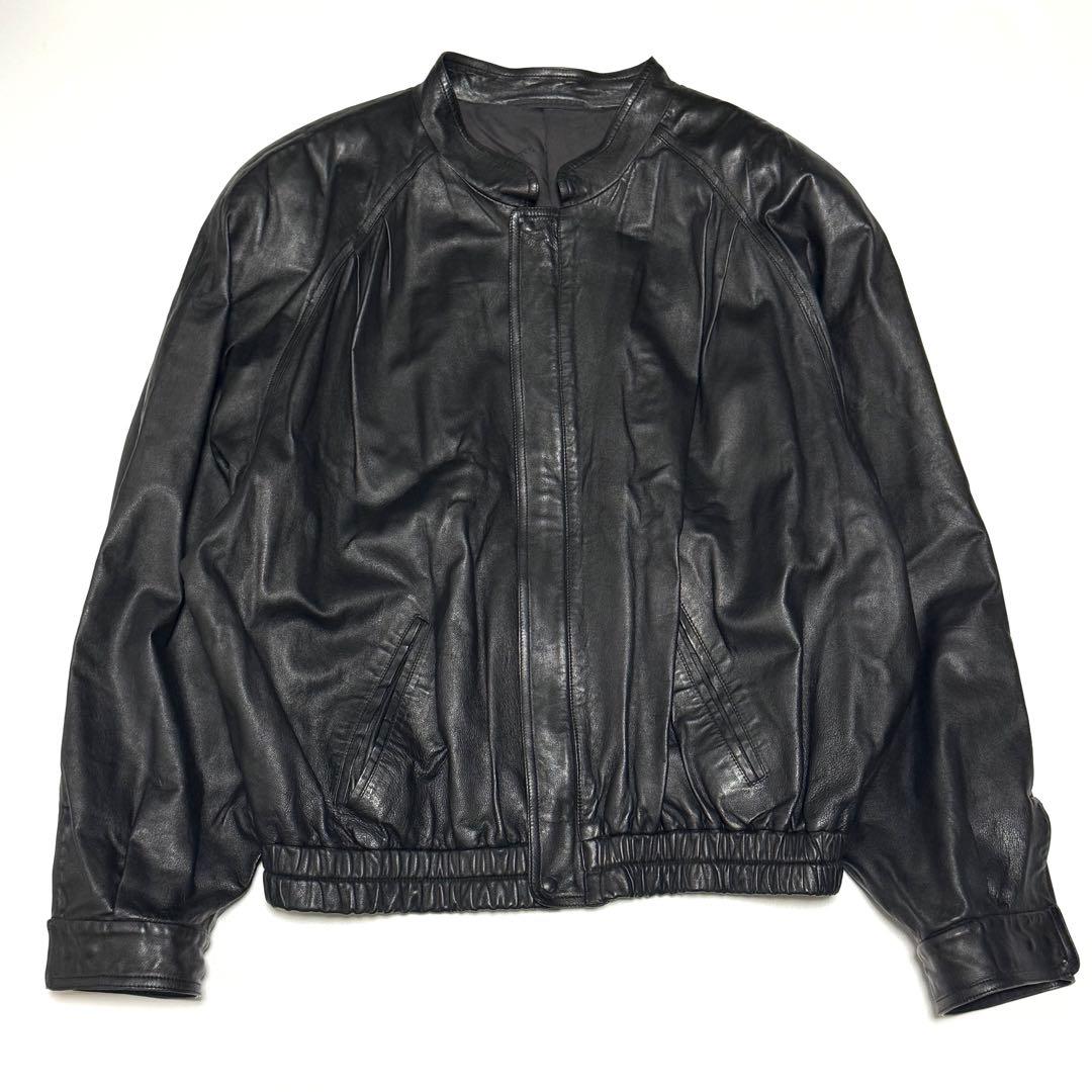 BALLY イタリア製 ヴィンテージ レザージャケット 実寸XL 相当 ブルゾン