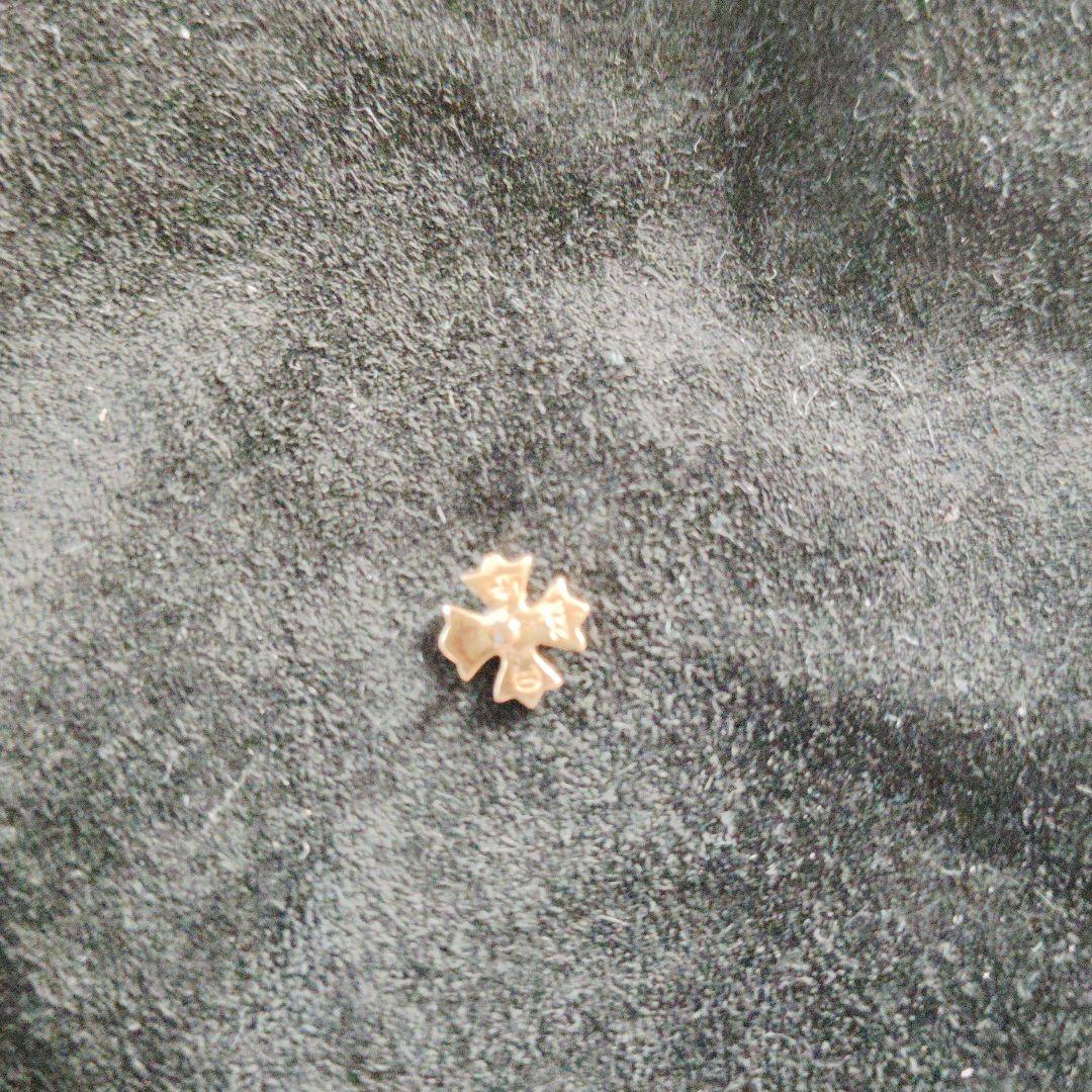 ゴールド フローラルクロス ピアス(片耳用)