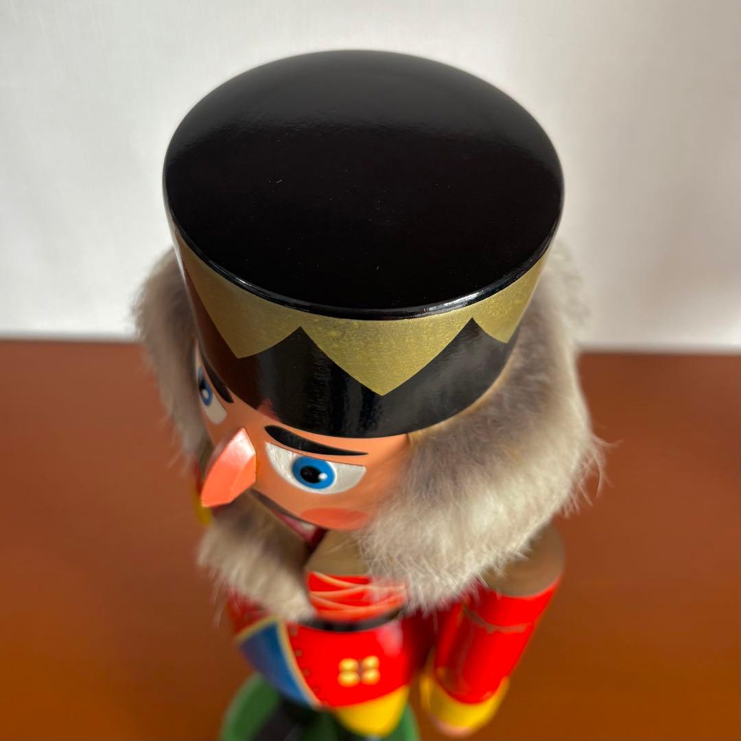 ドイツ エルツ山地 くるみ割り人形 王様 高さ35cm legler製