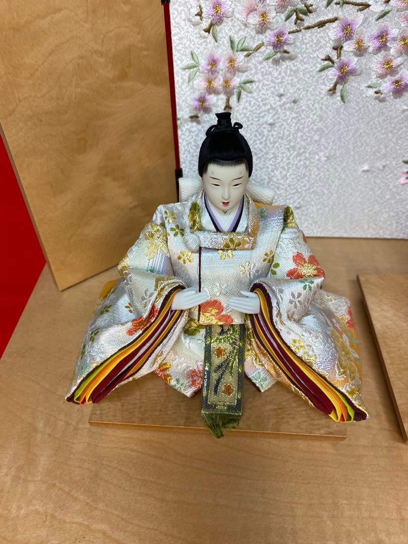 東京久月　雛人形　親王飾り収納セット・サイズ間口約４０×奥行約２５×高さ約３８㎝