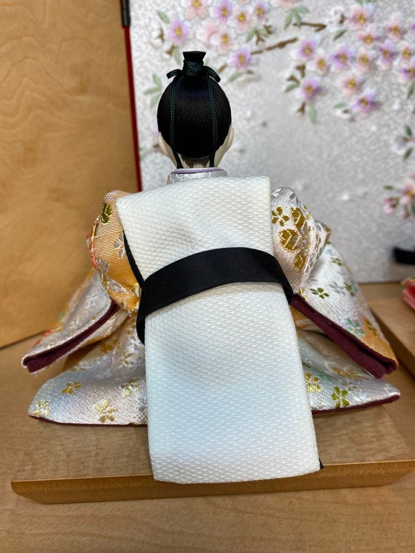 東京久月　雛人形　親王飾り収納セット・サイズ間口約４０×奥行約２５×高さ約３８㎝