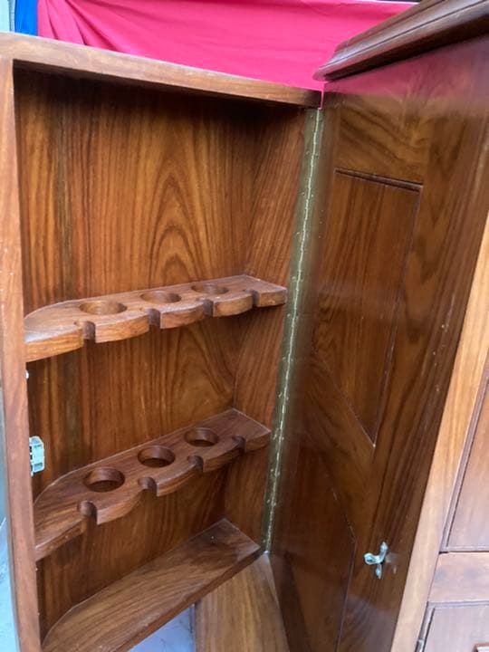 ワインラック 象嵌 アンティーク イタリア 家具 キャビネット サイドボード