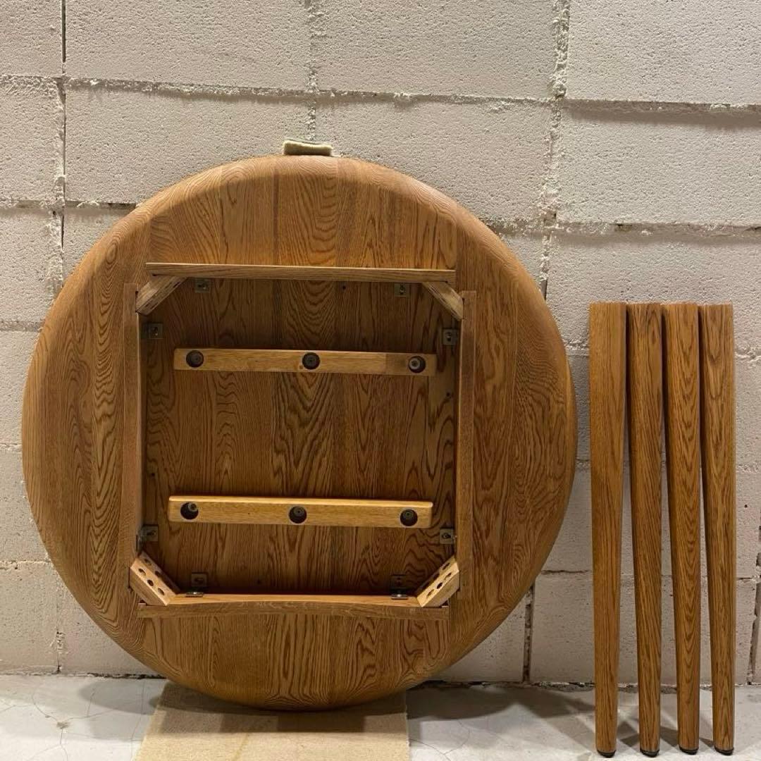 あさり 　IDC 大塚家具　シネマ　ダイニングテーブル　オーク無垢