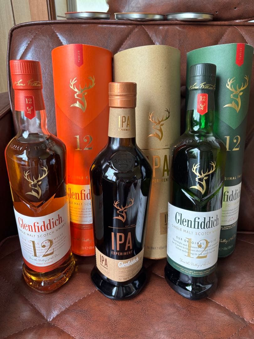 【大幅値下】Glenfiddich12年 & IPAエクスペリメント 3本セット