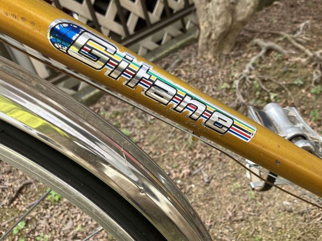GITANE フランス製クロモリフレーム 通勤快速,街乗り700C 1980年代