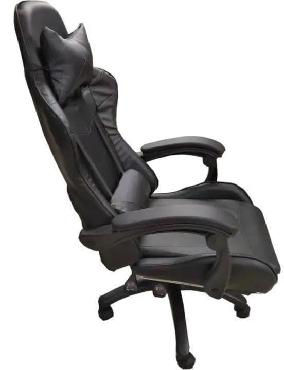 レーシングチェア 椅子 ゲーミング リクライニング クッション 黒