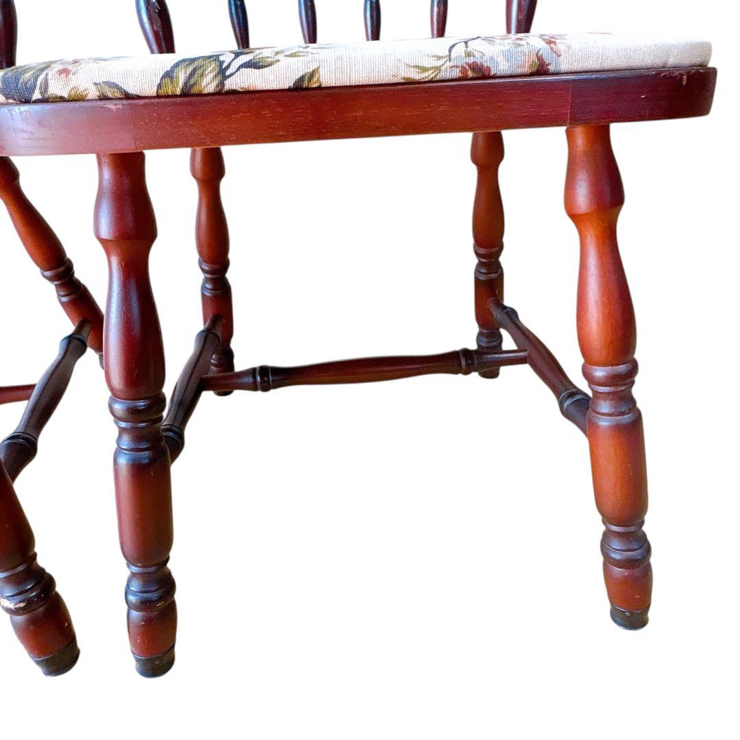 【ちひろ】② MIKIMOKU 2脚セット　椅子　花柄　ヴィンテージ　イス