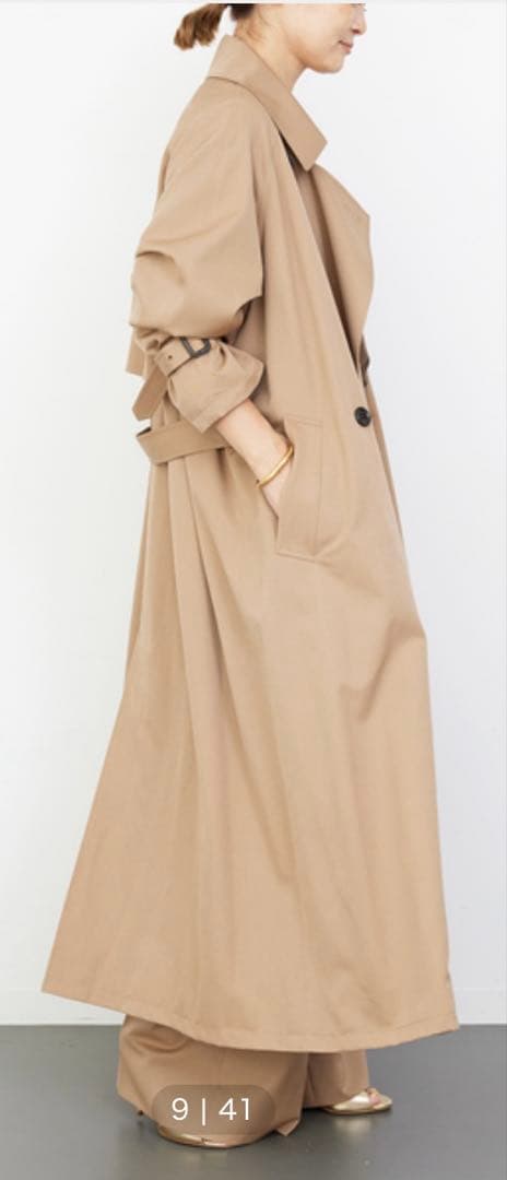 美品Deuxieme Classe GABARDINE TRENCH トレンチ